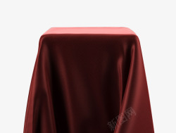 红色桌布素材