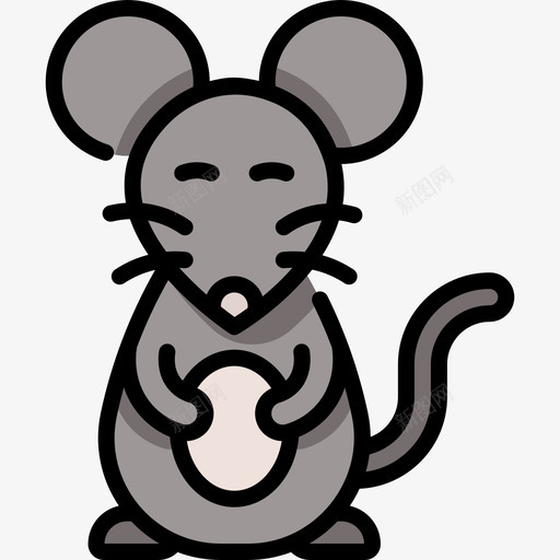 老鼠宠物店92线性颜色svg_新图网 https://ixintu.com 老鼠 宠物 线性 颜色