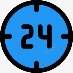 4小时24小时网络应用程序4线性颜色高清图片