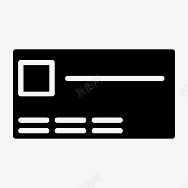 卡帐单卡付款图标