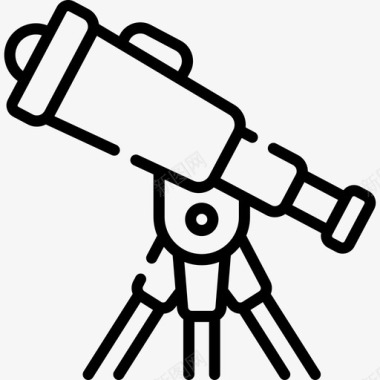 望远镜教育362直线图标