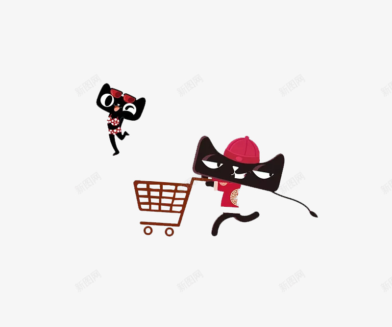 天猫小人png免抠素材_新图网 https://ixintu.com 天猫 小人