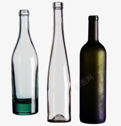 葡萄酒瓶玻璃孤立瓶酒透明素材