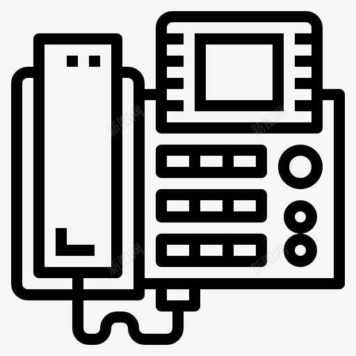 电话44号电话直线电话svg_新图网 https://ixintu.com 电话 电话号 直线