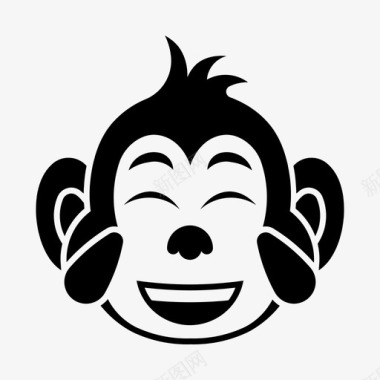 笑表情猴子图标