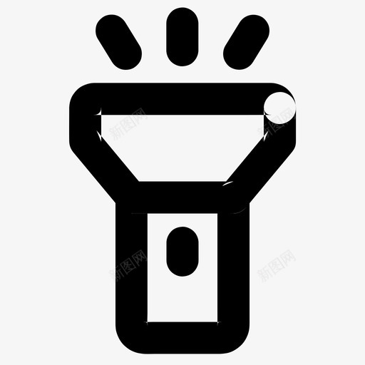 手电筒野营电子svg_新图网 https://ixintu.com 手电筒 电子 野营 配件