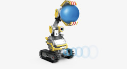 编程机器人变形工程车系列STEM教育智能编程积木机器人高清图片