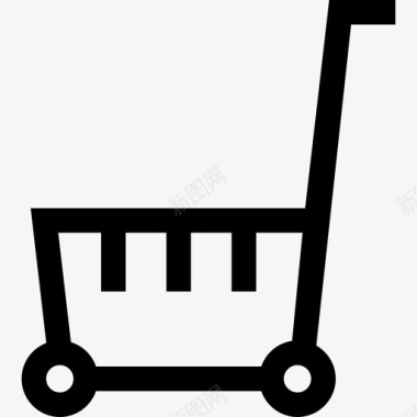 购物篮塑料制品11线性图标