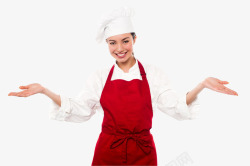 厨师红色围裙素材