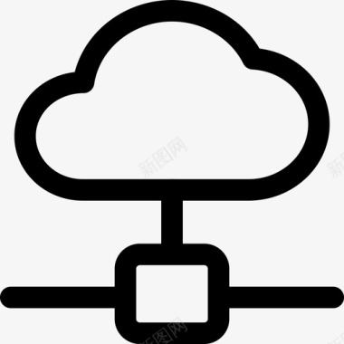 云网络web应用程序开发3线性图标