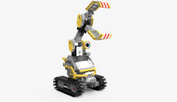 编程机器人变形工程车系列STEM教育智能编程积木机器人高清图片