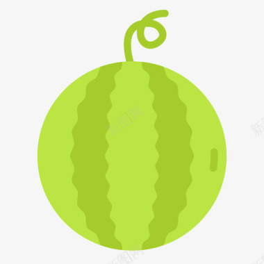 西瓜水果和蔬菜9平的图标