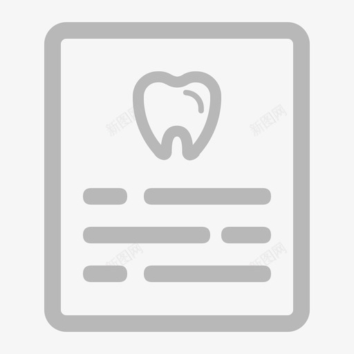 ico线性图标口腔管理口腔报告svg_新图网 https://ixintu.com 口腔 线性 图标 管理 报告