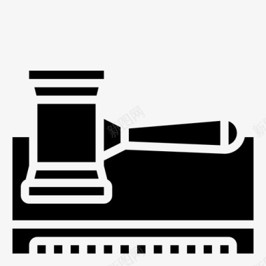 木槌法律与正义56雕文图标