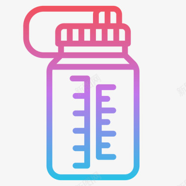 水瓶饮食健身9梯度图标