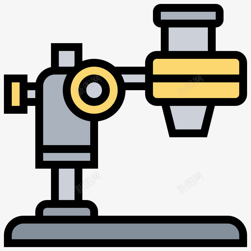 显微镜医用274线性颜色svg_新图网 https://ixintu.com 显微镜 医用 线性 颜色