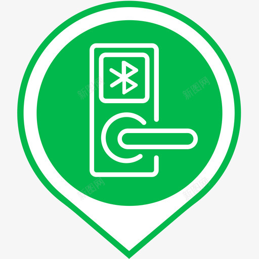 云豆门锁选中svg_新图网 https://ixintu.com 门锁 选中