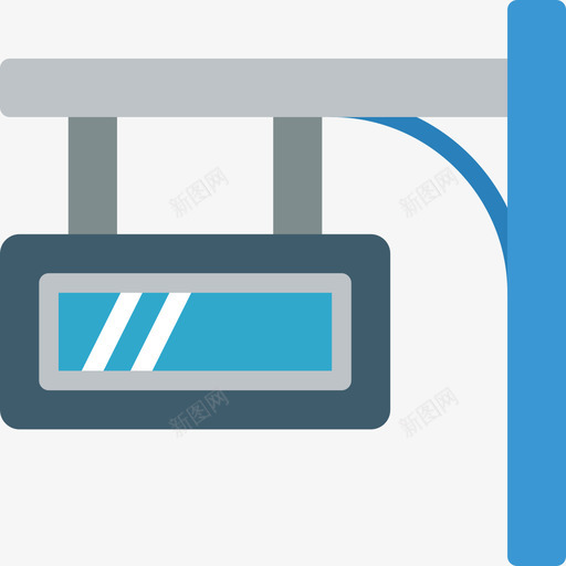 标志铁路48扁平svg_新图网 https://ixintu.com 标志 铁路 扁平
