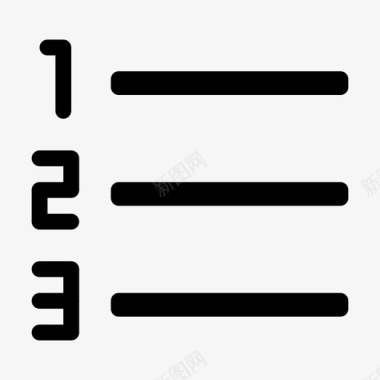 icon数字序图标