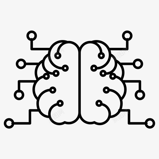 大脑电路集成电路svg_新图网 https://ixintu.com 大脑 电路 集成电路 人工智能 常规 线路