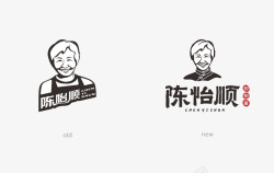 陈怡顺新旧LOGO对比素材