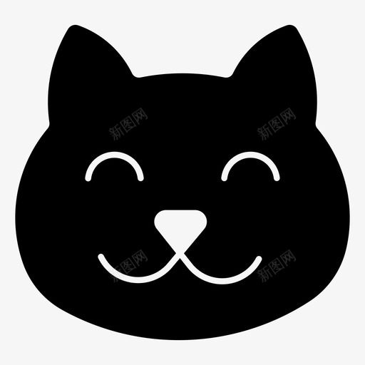 猫坏运气黑猫svg_新图网 https://ixintu.com 坏运气 黑猫 猫喵 万圣节
