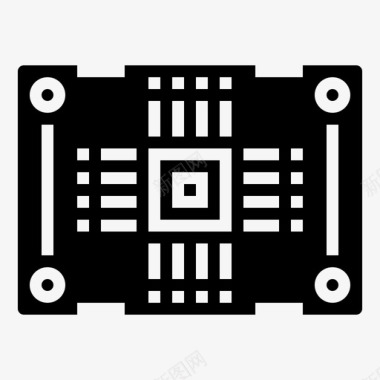 Pcb板电子元件8字形图标