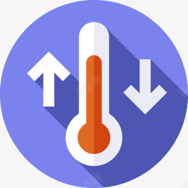 温度物理36平坦图标