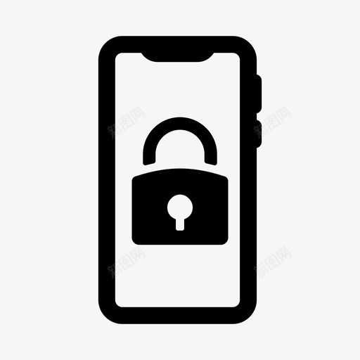 移动安全锁隐私svg_新图网 https://ixintu.com 安全 移动 隐私 混合 图标