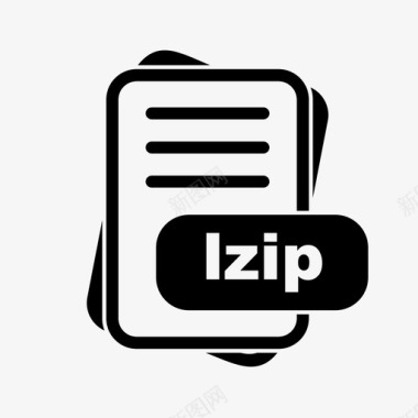 lzip文件扩展名文件格式文件类型集合图标包图标