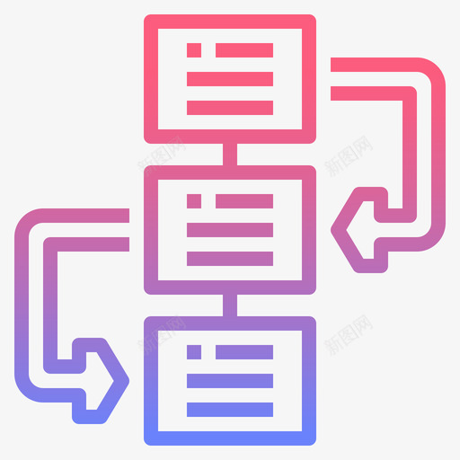 工作流在家工作18线性渐变svg_新图网 https://ixintu.com 工作流 在家 工作 线性 渐变