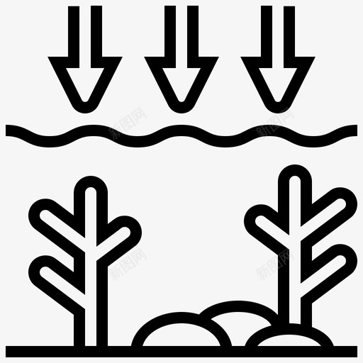 海洋气候变化54线性svg_新图网 https://ixintu.com 海洋 气候变化 线性