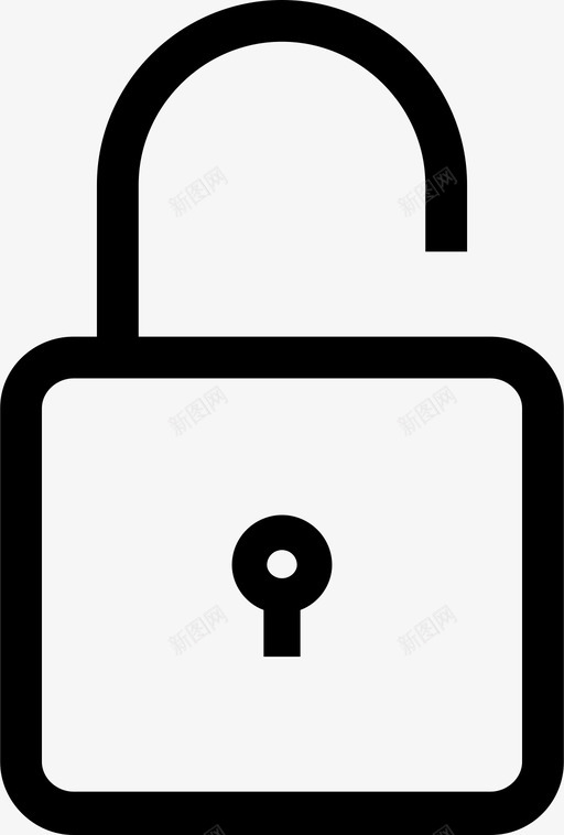 开锁挂锁隐私svg_新图网 https://ixintu.com 开锁 挂锁 隐私 安全