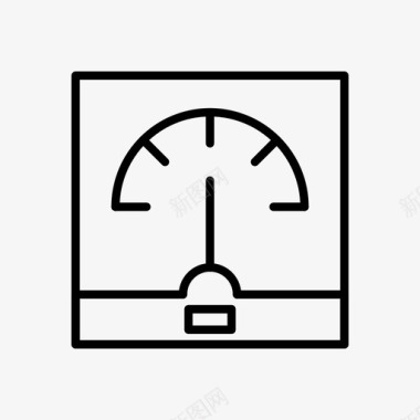 电压表电流表数字装置图标