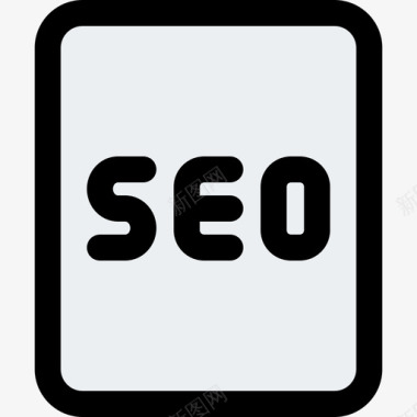 搜索引擎优化网页应用SEO5线性颜色图标