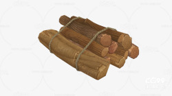 枯木木头木柴素材