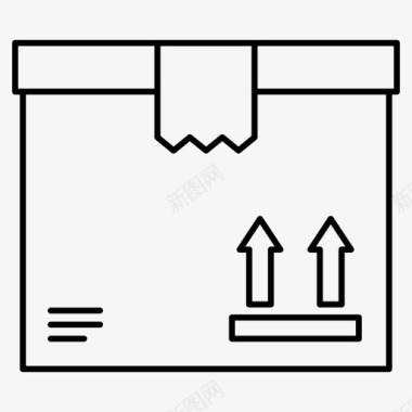 出口硬纸板包装出口纸板包装纸箱图标