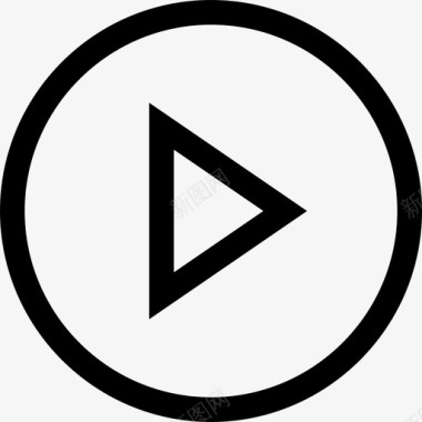 视频音乐和视频应用程序1线性图标