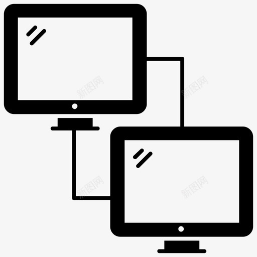 数据传输数据交换数据发送svg_新图网 https://ixintu.com 数据 数据传输 交换 发送 共享 同步 同步网 网络 通信 字形 图标