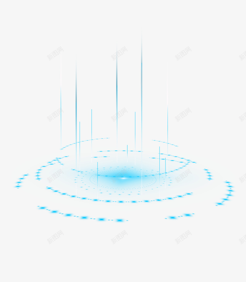 蓝色科技线条感圆圈401png免抠素材_新图网 https://ixintu.com 蓝色 科技 线条 圆圈