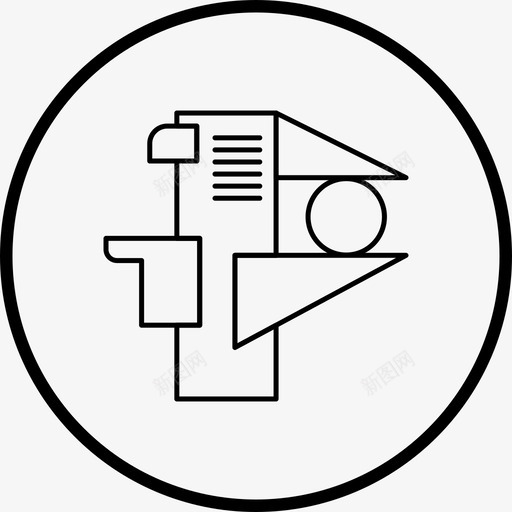 卡尺手动卡尺物理svg_新图网 https://ixintu.com 卡尺 手动 物理 线图 图标