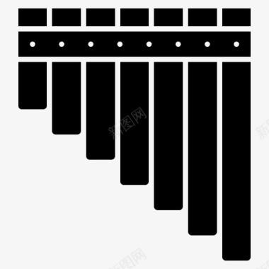 盘笛乐器51字形图标