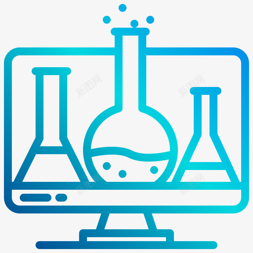 化学在线学习19线性梯度svg_新图网 https://ixintu.com 化学 在线学习 线性 梯度