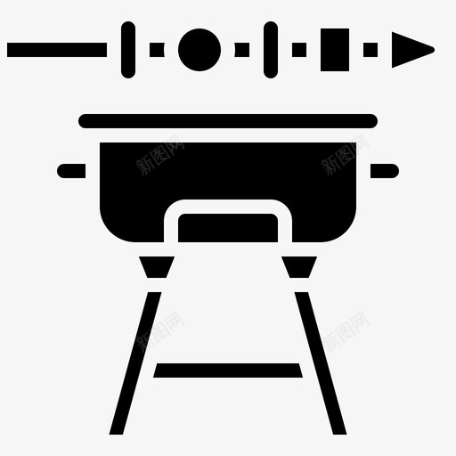 烧烤夏季146填充svg_新图网 https://ixintu.com 烧烤 夏季 填充