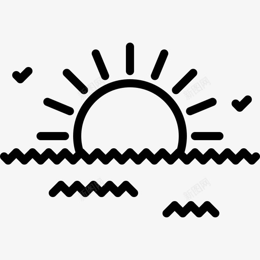 太阳自然144直线svg_新图网 https://ixintu.com 太阳 自然 直线
