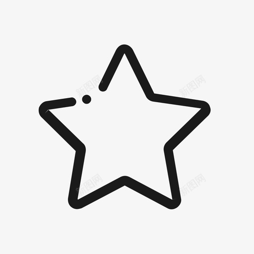 收藏svg_新图网 https://ixintu.com 收藏 关心 关注 星星 喜欢 线性 扁平 简约 单色 圆润