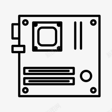 主板芯片计算机图标