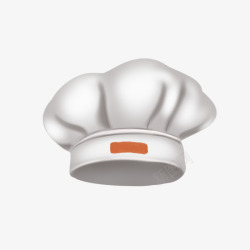 服装帽子白色厨师帽素材