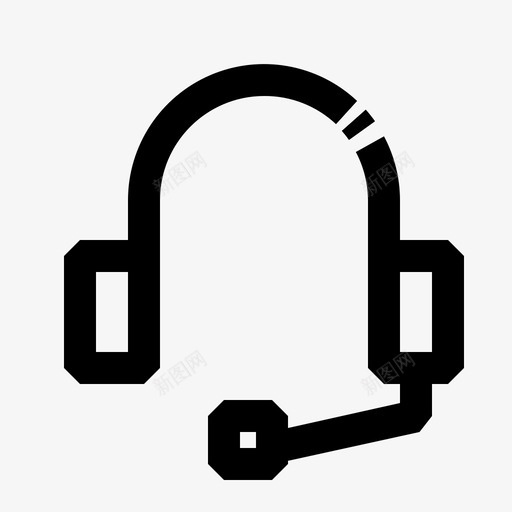 耳机音频音乐svg_新图网 https://ixintu.com 耳机 音频 音乐 音乐声 声音 扬声器 小工 工具 高级 轮廓