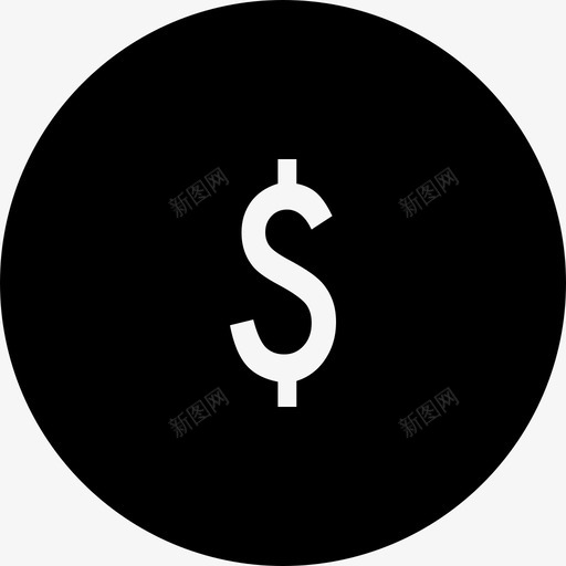 美元圆Bsvg_新图网 https://ixintu.com 美元